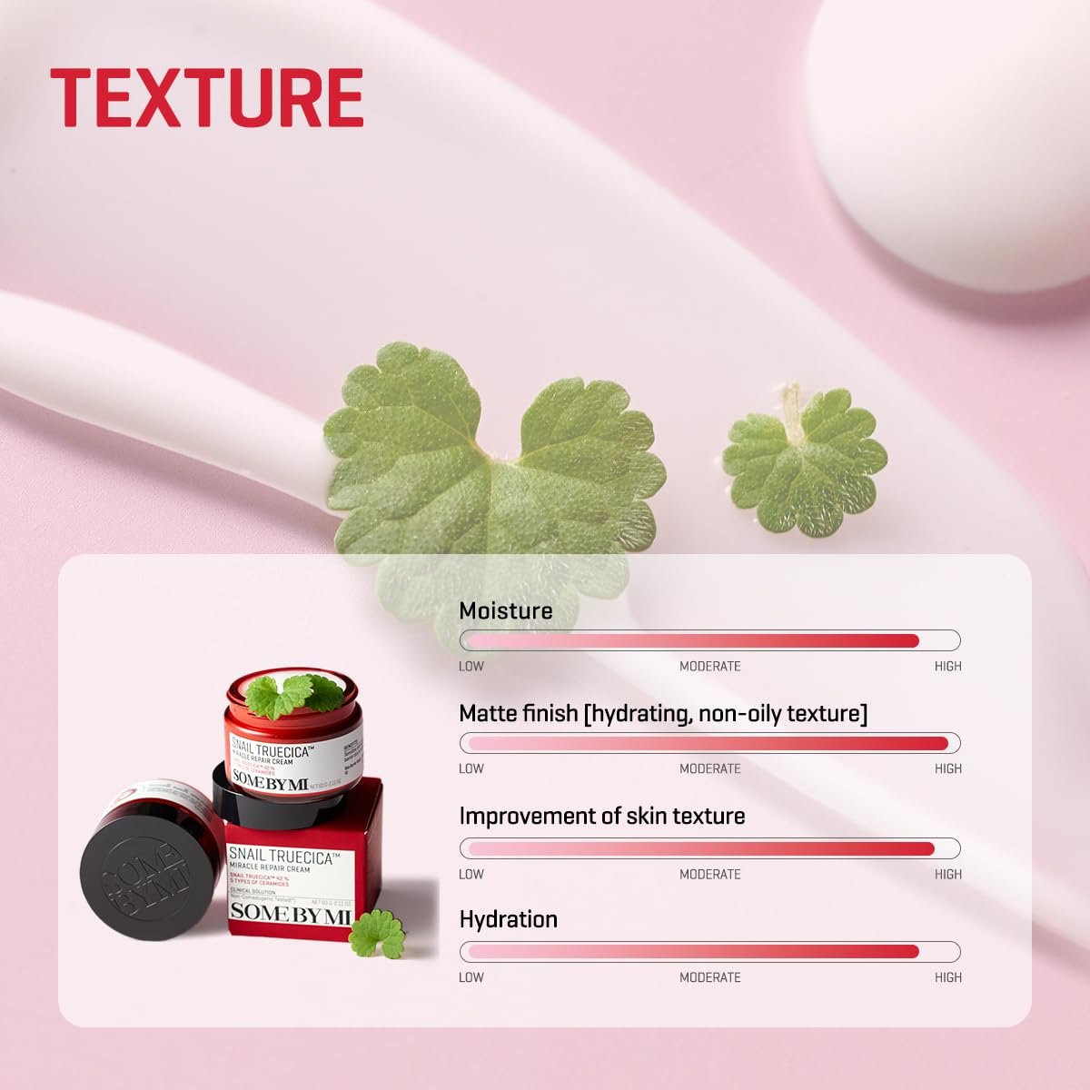 SOME BY MI Snail Truecica Miracle Repair Cream - 2.02 Oz (60ml) - Snail Mucin Face Moisturizer for Sensitive Skin, Acne Marks, and Skin Barrier Strengthening - Korean Skincare - görsel 11