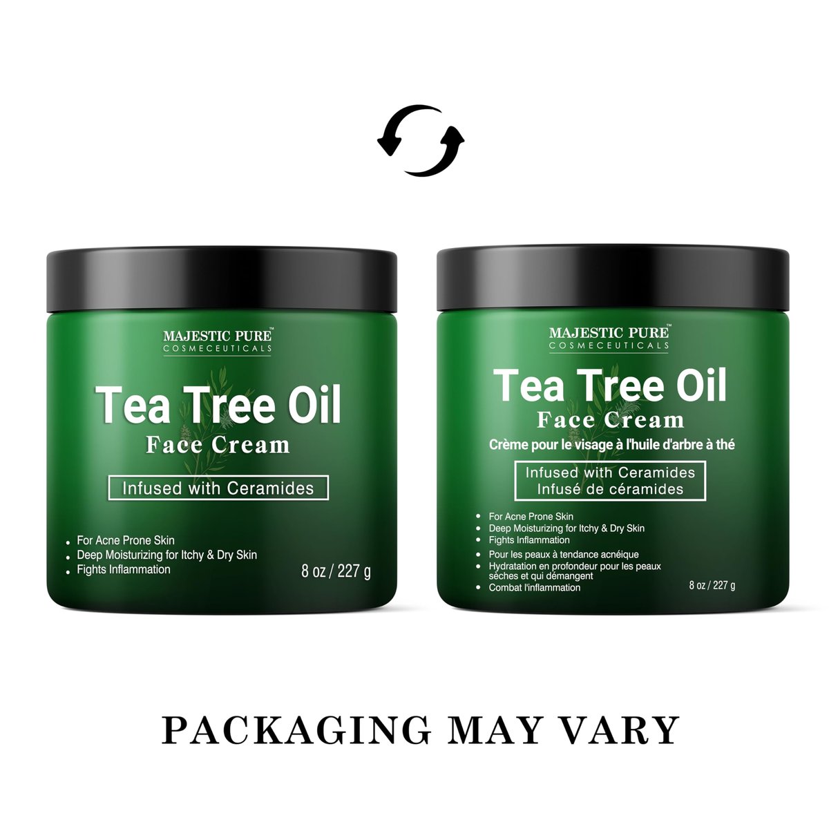 Majestic Pure Tea Tree Oil Face Cream - Moisturizer for Dry, Itchy, Acne-Prone Skin - Day & Night Cream for Women & Men - 8 oz - görsel 16