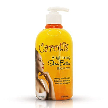 CAROTÏS Skin Brightening Body Lotion – 17.6 fl oz (500ml) – Dark Spot Remover with Shea Butter, Arbutin Complex & Vitamin A Avelisse