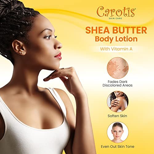 CAROTÏS Skin Brightening Body Lotion – 17.6 fl oz (500ml) – Dark Spot Remover with Shea Butter, Arbutin Complex & Vitamin A Avelisse