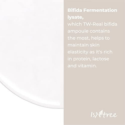 ISNTREE TW-Real Bifida Collagen Ampoule 50ml – Korean Skin Barrier Repair & Firming Serum with 88% Bifida Ferment & Peptides Avelisse