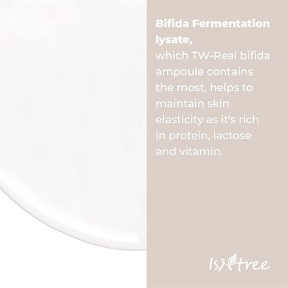 ISNTREE TW-Real Bifida Collagen Ampoule 50ml – Korean Skin Barrier Repair & Firming Serum with 88% Bifida Ferment & Peptides Avelisse