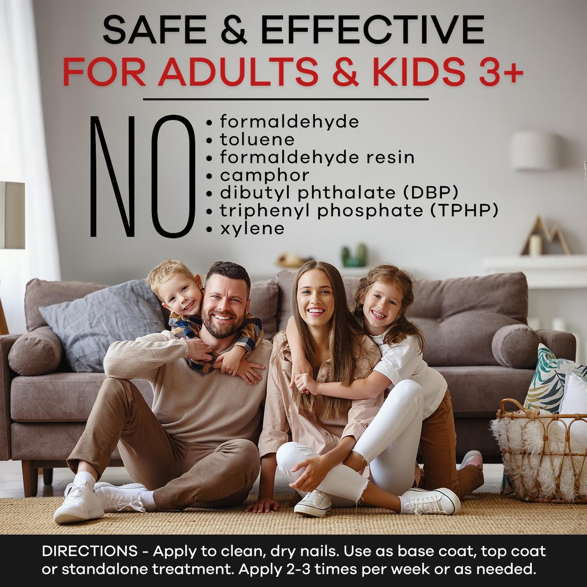 ELLIE CHASE Stop Nail Biting Deterrent Treatment Polish – Extra Bitter Taste, 0.5 Oz – Safe for Adults & Kids – Helps Nail Growth – Made in USA – DBP Free, TPHP Free - görsel 11