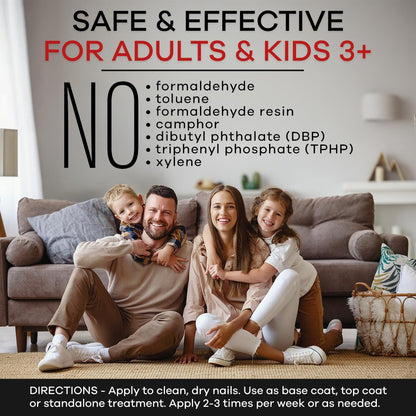 ELLIE CHASE Stop Nail Biting Deterrent Treatment Polish – Extra Bitter Taste, 0.5 Oz – Safe for Adults & Kids – Helps Nail Growth – Made in USA – DBP Free, TPHP Free