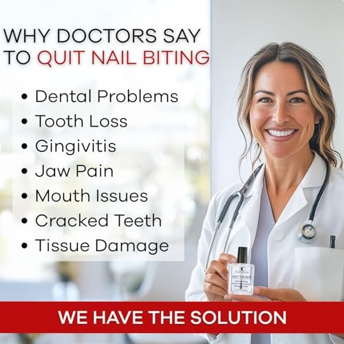 ELLIE CHASE Stop Nail Biting Deterrent Treatment Polish – Extra Bitter Taste, 0.5 Oz – Safe for Adults & Kids – Helps Nail Growth – Made in USA – DBP Free, TPHP Free - görsel 14