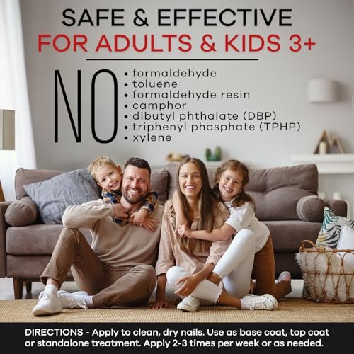 ELLIE CHASE Stop Nail Biting Deterrent Treatment Polish – Extra Bitter Taste, 0.5 Oz – Safe for Adults & Kids – Helps Nail Growth – Made in USA – DBP Free, TPHP Free - görsel 12
