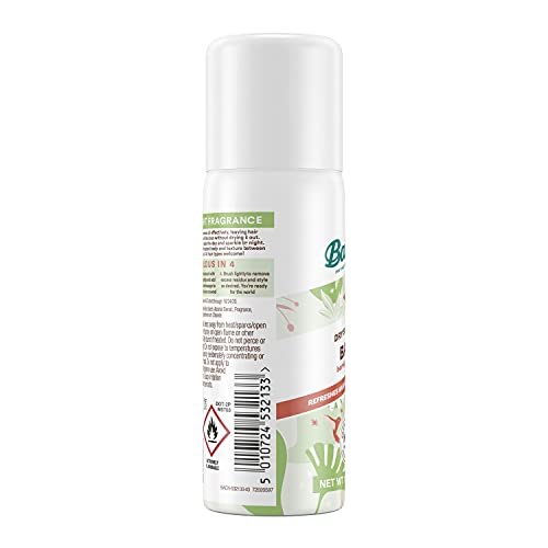 Batiste Dry Shampoo Bare Mini Travel Size 1.06 oz (Pack of 3) - Invisible, Unscented Avelisse