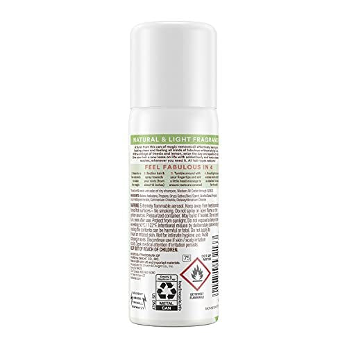 Batiste Dry Shampoo Bare Mini Travel Size 1.06 oz (Pack of 3) - Invisible, Unscented Avelisse
