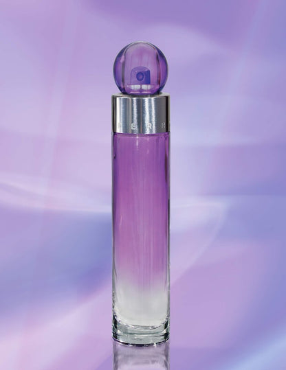 Perry Ellis 360 Purple for Women 4-Piece Fragrance Gift Set: EDP Spray, Mini Spray, Body Mist & Shower Gel Avelisse