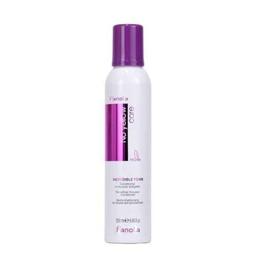 Fanola Yellow Care Hair Conditioner for Women & Men - Hydrating Conditioner for Dry Hair with Argan & Linseed Oil - Repairing, Nourishing, Anti-Frizz Formula for Damaged Strands (2 ct) Avelisse
