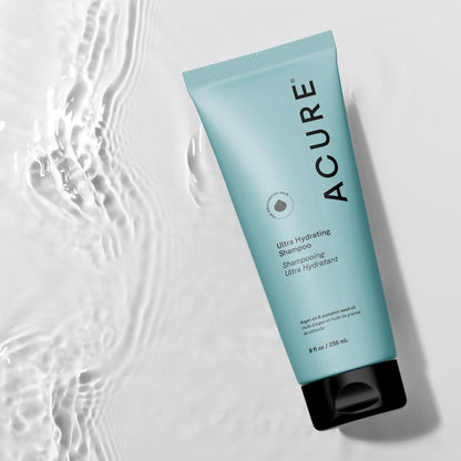 Acure Ultra Hydrating Shampoo – Moisturizing Shampoo for Dry, Damaged, Color Treated Hair with Argan Oil, Vegan, Paraben Free, Sulfate Free – 8 fl oz