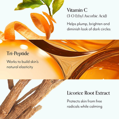 Bliss Bright Idea Vitamin C Eye Cream – Brighten & Hydrate Anti-Aging Treatment, Reduces Fine Lines, Boosts Collagen & Firms, 0.5 fl oz