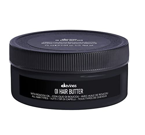 Davines OI Hair Butter – Deeply Nourishing Antioxidant Mask for All Hair Types, Hydrating Frizz Control & Instant Shine with Roucou Oil, Travel Size 2.54 Fl Oz - görsel 2