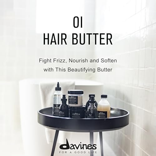 Davines OI Hair Butter – Deeply Nourishing Antioxidant Mask for All Hair Types, Hydrating Frizz Control & Instant Shine with Roucou Oil, Travel Size 2.54 Fl Oz - görsel 4