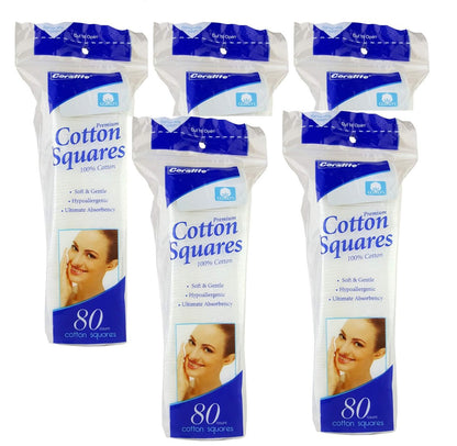 Coralite Premium Cotton Squares 100% Cotton Pads – 400 Count Avelisse
