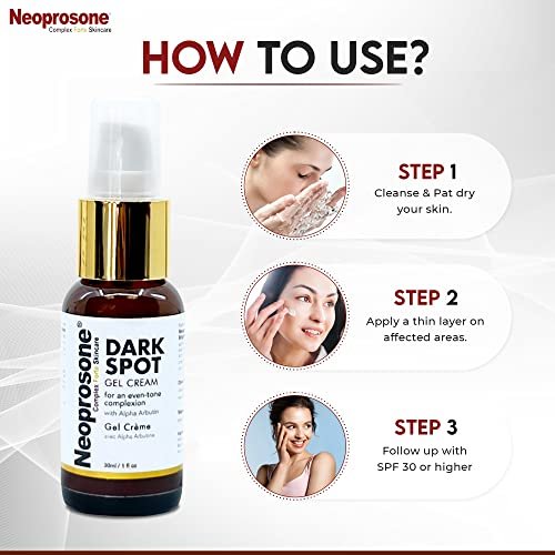 Neoprosone Dark Spot Remover for Face & Body - Brightening Cream for Blemishes, Sun Spots, Brown Spots - 1 Fl Oz Avelisse