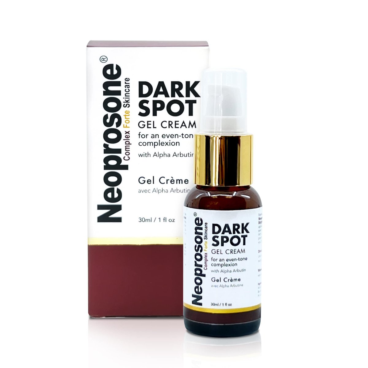 Neoprosone Dark Spot Remover for Face & Body - Brightening Cream for Blemishes, Sun Spots, Brown Spots - 1 Fl Oz Avelisse