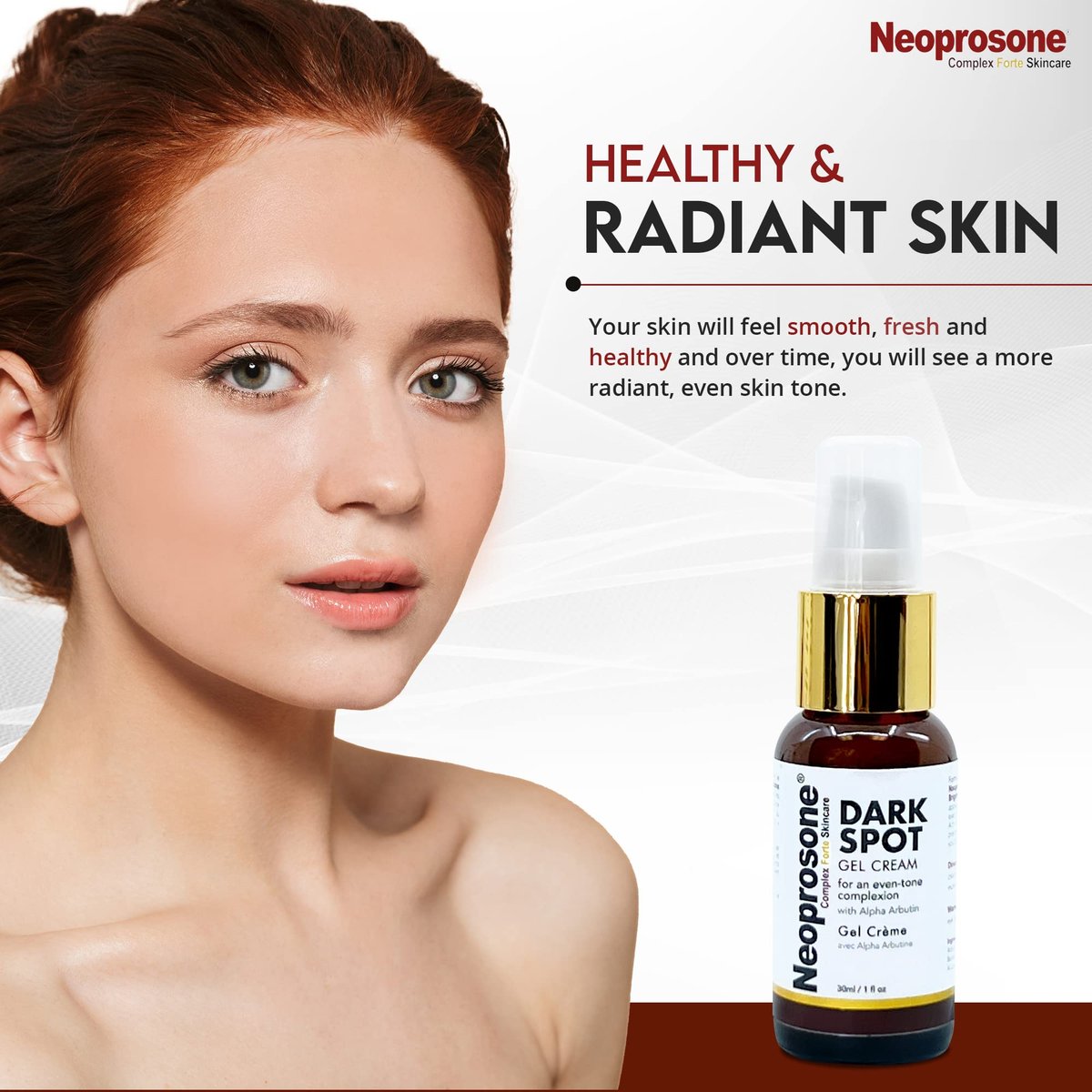 Neoprosone Dark Spot Remover for Face & Body - Brightening Cream for Blemishes, Sun Spots, Brown Spots - 1 Fl Oz Avelisse