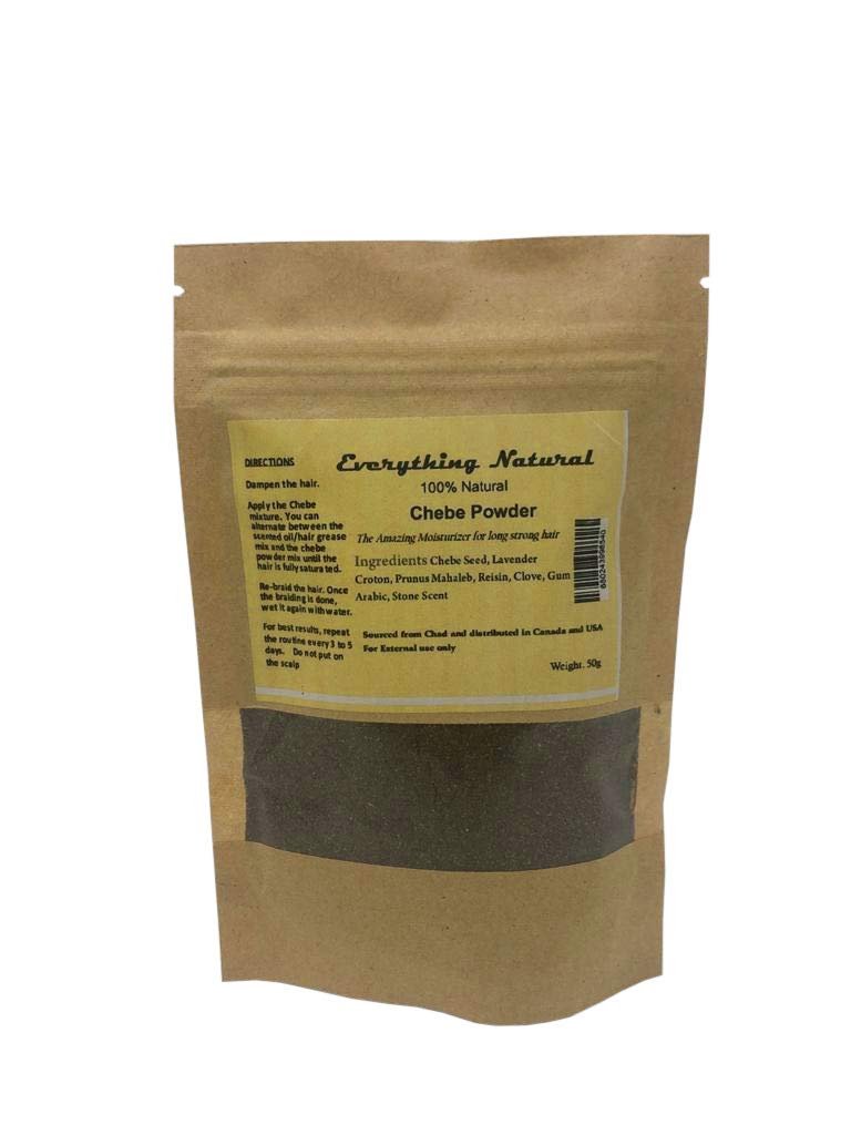 Authentic Traditional Organic Chebe Powder from Chad - 50g (1.76 oz) for Natural Hair Care - görsel 4