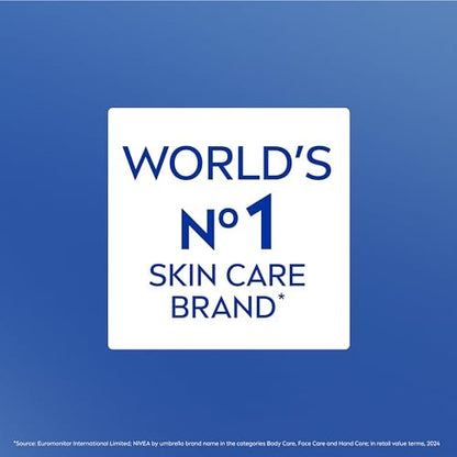 NIVEA Essentially Enriched Body Cream for Dry to Very Dry Skin with Hyaluronic Acid, Deep Nourishing Serum and Almond Oil, 72-Hour Body Moisturizer, 13.5 Oz Jar