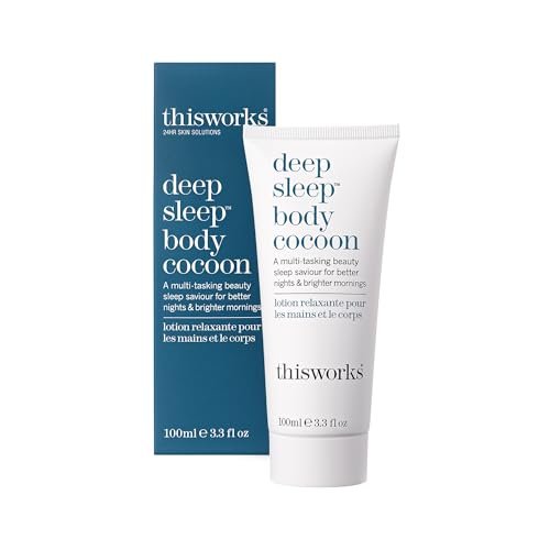 THISWORKS Deep Sleep Body Cocoon – Hydrating Body Lotion with Lavender, Chamomile & Vetivert – Soothing Nighttime Moisturizer for Dry Skin, Promotes Relaxation & Better Sleep – 100ml Avelisse