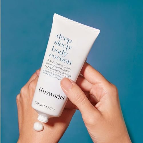 THISWORKS Deep Sleep Body Cocoon – Hydrating Body Lotion with Lavender, Chamomile & Vetivert – Soothing Nighttime Moisturizer for Dry Skin, Promotes Relaxation & Better Sleep – 100ml Avelisse