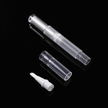 Awpeye 30-Pack 3ml Transparent Twist Pens - Empty Nail Oil Pen Brush Cosmetic Lip Gloss Container Applicators Avelisse