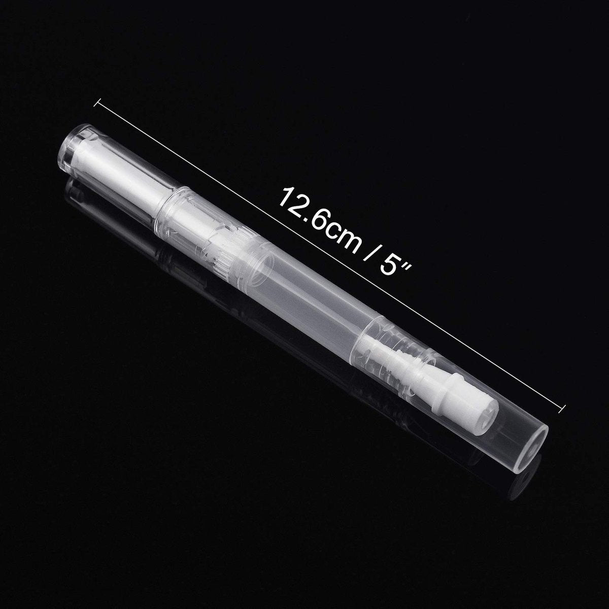 Awpeye 30-Pack 3ml Transparent Twist Pens - Empty Nail Oil Pen Brush Cosmetic Lip Gloss Container Applicators Avelisse