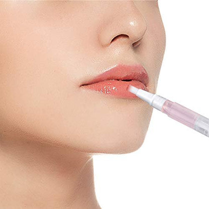 Awpeye 30-Pack 3ml Transparent Twist Pens - Empty Nail Oil Pen Brush Cosmetic Lip Gloss Container Applicators Avelisse