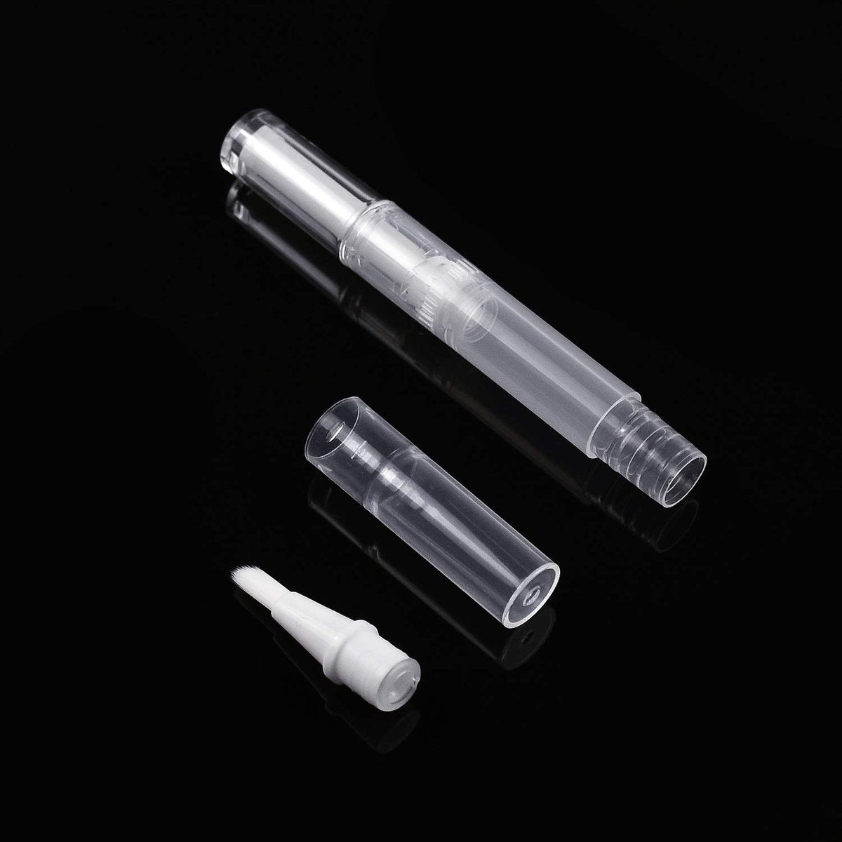Awpeye 30-Pack 3ml Transparent Twist Pens - Empty Nail Oil Pen Brush Cosmetic Lip Gloss Container Applicators Avelisse