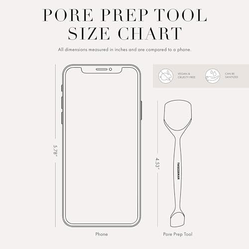 Tweezerman Pore Prep Tool – Stainless Steel Blackhead & Blemish Remover Avelisse
