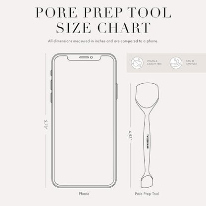 Tweezerman Pore Prep Tool – Stainless Steel Blackhead & Blemish Remover Avelisse