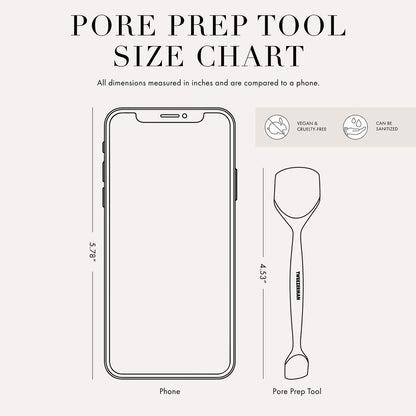 Tweezerman Pore Prep Tool – Stainless Steel Blackhead & Blemish Remover Avelisse