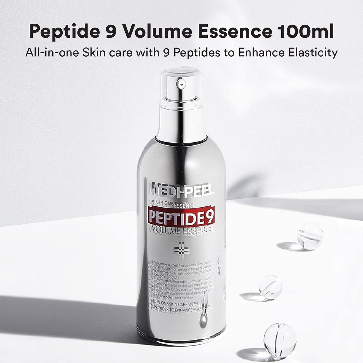 Medi-Peel Peptide 9 Volume All-in-One Essence – Anti-Wrinkle, Collagen & Brightening Korean Skincare (3.38 fl oz / 100ml) - görsel 3