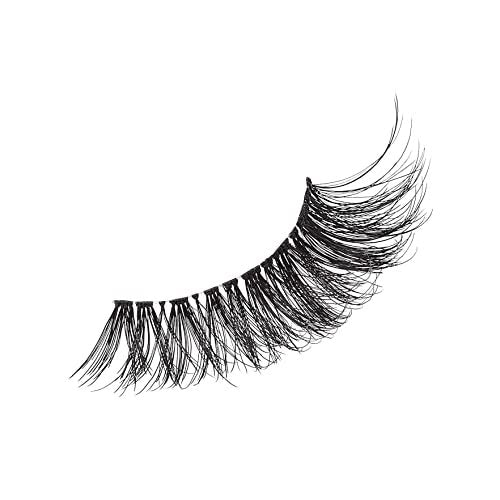 iENVY Remy False Eyelashes 3D Collection - Invisible Band, 100% Human Hair Lashes (3 Pack) Avelisse