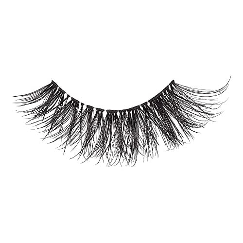 iENVY Remy False Eyelashes 3D Collection - Invisible Band, 100% Human Hair Lashes (3 Pack) Avelisse