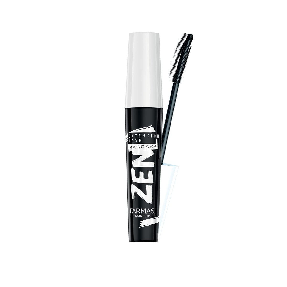 FARMASi Zen Extension Lash Mascara - Lengthening & Volumizing, Clump-Free, Smudge-Free, Blackest Black Avelisse
