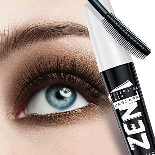 FARMASi Zen Extension Lash Mascara - Lengthening & Volumizing, Clump-Free, Smudge-Free, Blackest Black Avelisse