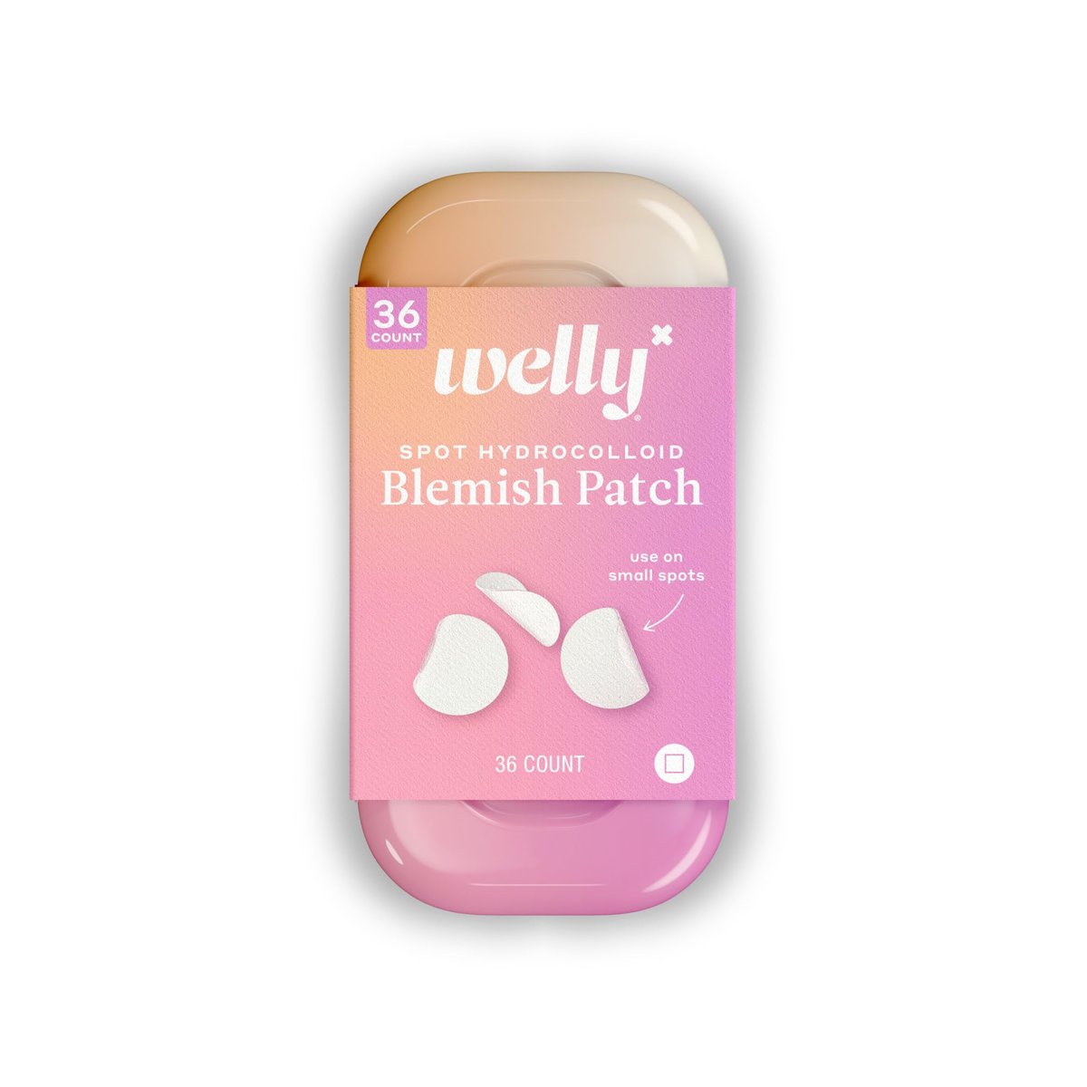 Welly Face Savers Hydrocolloid Spot Bandages - Clear, 36 Count - görsel 1