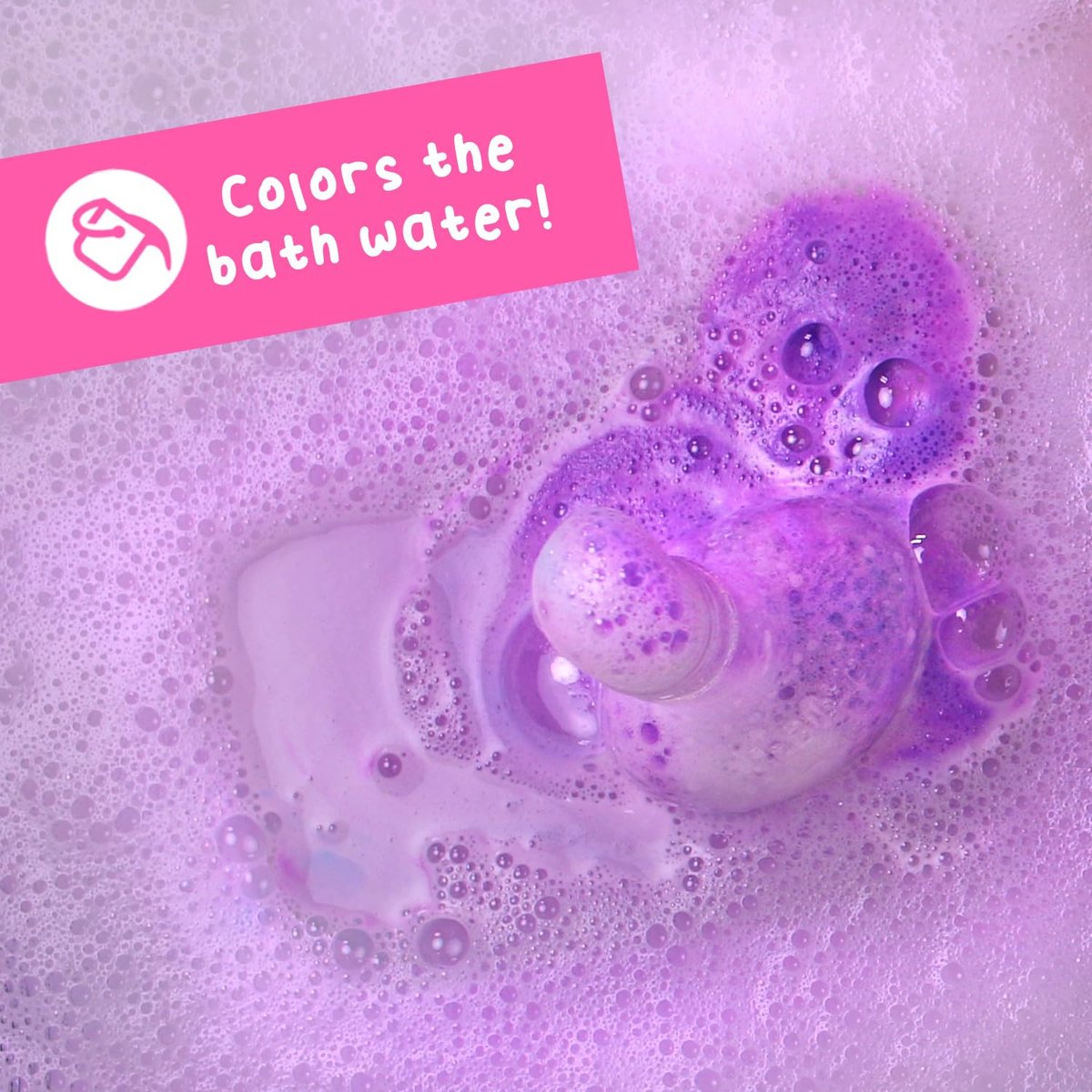 Mr. Bubble Kids Original Bath Bomb Potions - Colorful Fizzy Fun - Cool Foam and Bubble Science Beaker Bath Toys (Pack of 4) - görsel 7