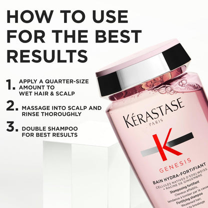 Kerastase Genesis Thermique Blow Dry Primer – Heat Protectant & Anti-Breakage for Weak or Damaged Hair, 5.1 Fl Oz Avelisse