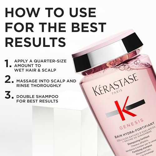 Kerastase Genesis Thermique Blow Dry Primer – Heat Protectant & Anti-Breakage for Weak or Damaged Hair, 5.1 Fl Oz Avelisse