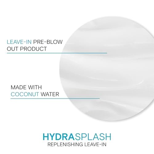 Joico HydraSplash Replenishing Leave-In Conditioner for Fine, Medium, Dry Hair - Boost Shine & Softness, Tame Frizz & Hydrate with Sea Kelp & Coconut Water - 3.38 Fl Oz Avelisse