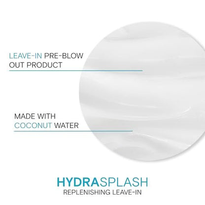 Joico HydraSplash Replenishing Leave-In Conditioner for Fine, Medium, Dry Hair - Boost Shine & Softness, Tame Frizz & Hydrate with Sea Kelp & Coconut Water - 3.38 Fl Oz Avelisse