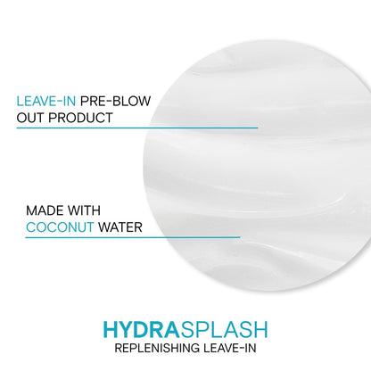 Joico HydraSplash Replenishing Leave-In Conditioner for Fine, Medium, Dry Hair - Boost Shine & Softness, Tame Frizz & Hydrate with Sea Kelp & Coconut Water - 3.38 Fl Oz Avelisse