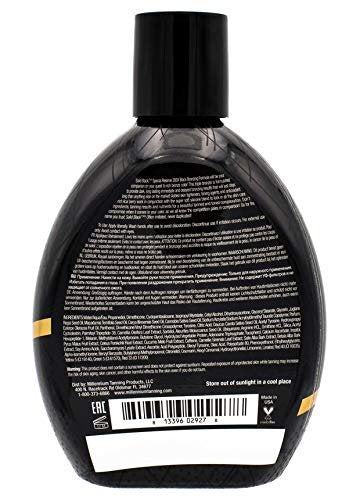 Millennium Solid Black Special Reserve 200X Tanning Lotion – Indoor/Outdoor with Advanced Silicone Bronzer & Tattoo Protection – 13.5 oz Avelisse