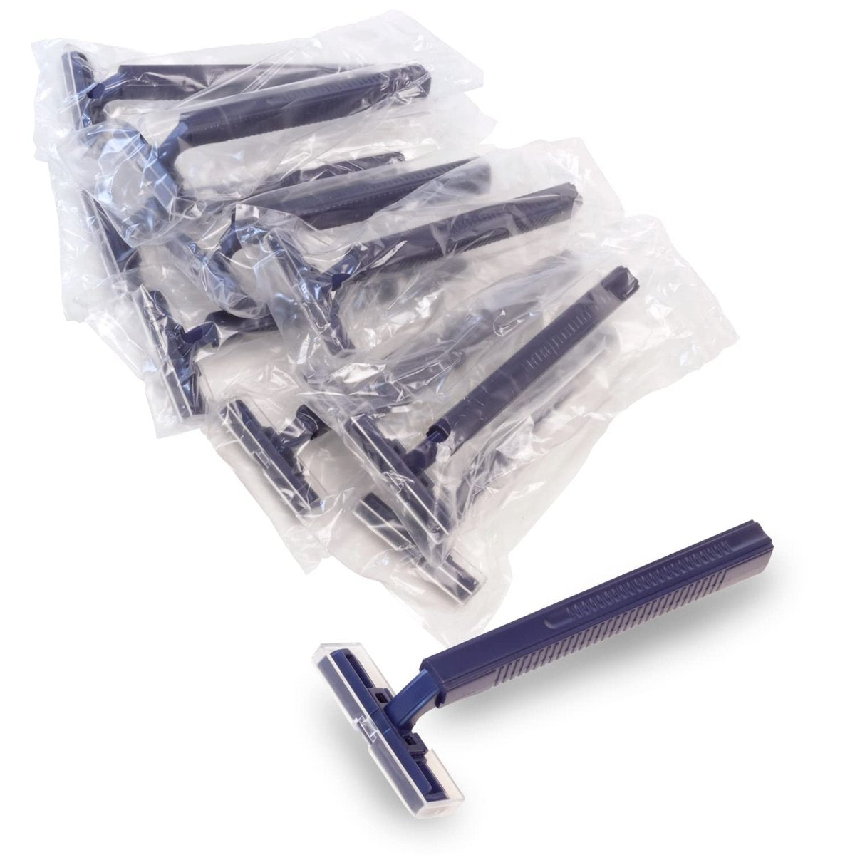 Freshscent Individually Wrapped Twin Blade Disposable Razors (144 Pack) - Bulk Case for Unisex Use Avelisse