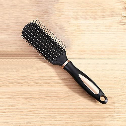 RN BEAUTY Anti-Static Massage Hair Brush - Rectangle - Rose Gold for Men, Women & Kids