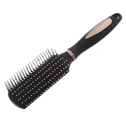 RN BEAUTY Anti-Static Massage Hair Brush - Rectangle - Rose Gold for Men, Women & Kids
