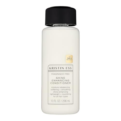 Kristin Ess Hair Fragrance Free Shine Enhancing Conditioner for Moisture, Hydration + Shine, Vegan, Paraben, Sulfate, Phthalate and Silicone Free, Gluten Free, 10 fl. oz. - görsel 2